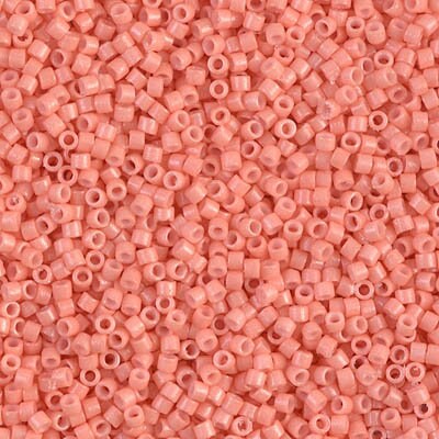 DB 2112, Duracoat Opaque Dark Salmon - Miyuki Delica Beads, 5 GRAMS - Size 11 - Retail and Wholesale