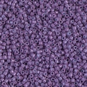 DB 660, Dyed Opaque Dark Lavender- Miyuki Delica Bead - Size 11 - 5 grams - Japanese Cylinder Seed Beads - Retail & Wholesale