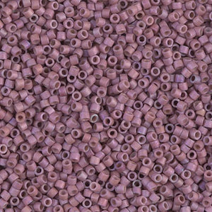 DB 1066, Matte Metallic Lilac-luster-AB - Miyuki Delica Beads, Size 11, 5 grams - Miyuki Delica & Seed Bead - Wholesale and Retail