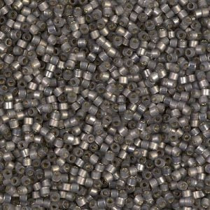 DB 631, Dark Silver Gray-Opal SL-Trans.- Dyed- Miyuki Delica Beads - Size 11 - 5 grams - Japanese Cylinder Seed Beads - Retail & Wholesale