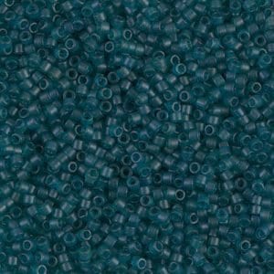 DB 788, Midnight Teal Transparent Matte Dyed - Miyuki Delica Beads - Size 11 - 5 grams - Japanese Cylinder Seed Beads - Retail & Wholesale