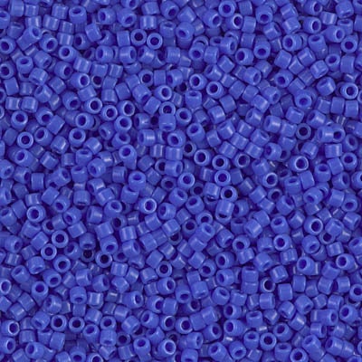 DB 1138, Opaque Cyan Blue - Miyuki Delica Beads - Size 11 - 5 grams - Japanese Cylinder Seed Beads - Retail & Wholesale