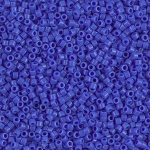 DB 1138, Opaque Cyan Blue - Miyuki Delica Beads - Size 11 - 5 grams - Japanese Cylinder Seed Beads - Retail & Wholesale