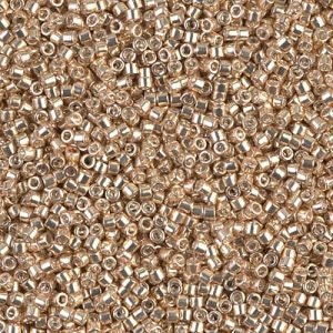 DB 433, Galvanized Champagne - Miyuki Delica Beads, Size 11, 5 grams - Seed Bead - Retail & Wholesale