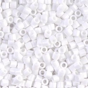 DB 200, Opaque White - Miyuki Delica Beads, Size 11, 5 grams - Miyuki Delica & Seed Beads - Wholesale and Retail