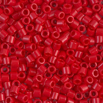 DB 723, Opaque Dark Cranberry - Miyuki Delica Beads - Size 11 - 5 grams - Japanese Cylinder Seed Beads - Retail & Wholesale