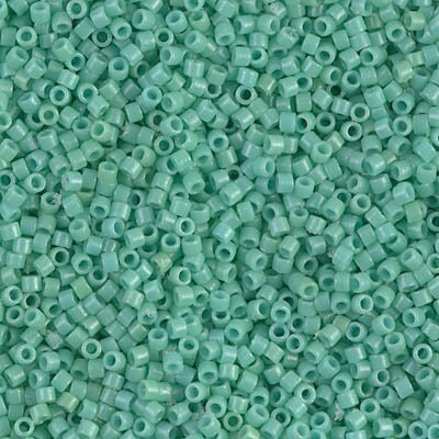 DB 2125, Duracoat Opaque Sea Opal - Miyuki Delica Beads - Size 11 - 5 grams - Japanese Cylinder Seed Beads - Retail & Wholesale - Turqoiuse