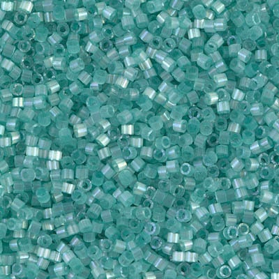 DB 1812, Light Aqua Green Silk Satin Dyed - Miyuki Delica Beads - Size 11 - 5 grams - Japanese Cylinder Seed Beads - Retail & Wholesale