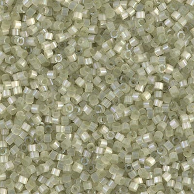 DB 1815, Pale Lime Silk Satin Dyed - Miyuki Delica Beads - Size 11 - 5 grams - Japanese Cylinder Seed Beads - Retail & Wholesale