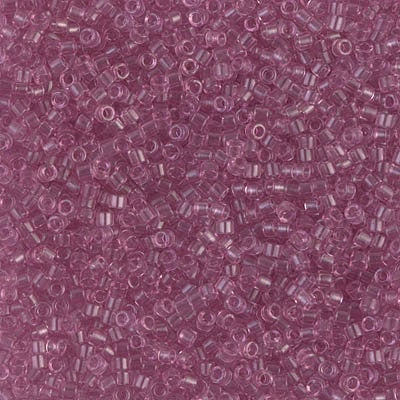 DB 1413, Raspberry-Transparent - Miyuki Delica Beads - Size 11 - 5 grams - Japanese Cylinder Seed Beads - Retail & Wholesale