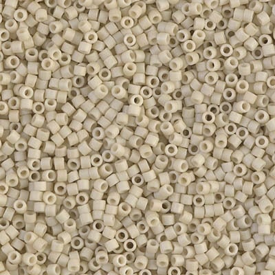 DB 388, Matte Opaque Bone - Miyuki Delica Beads, Size 11, 5 grams - Seed Bead - Retail & Wholesale