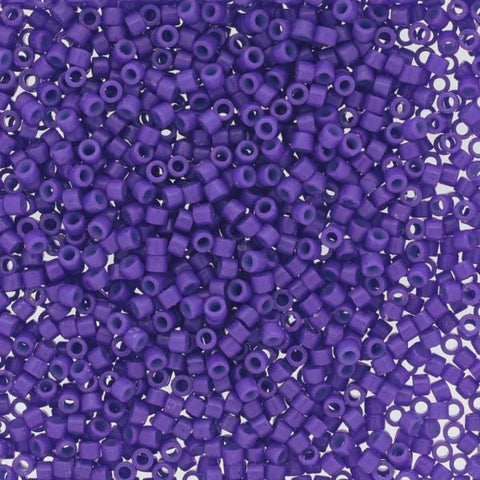 DB 2359, Duracoat Opaque Violet Blue - Miyuki Delica Beads - Size 11 - 5 grams - Japanese Cylinder Glass  Seed Beads - Wholesale & Retail