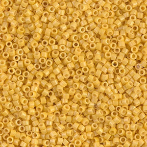 DB 2102, Duracoat Opaque Banana - Miyuki Delica Beads - Size 11 - 5 grams - Japanese Cylinder Seed Beads - Retail & Wholesale