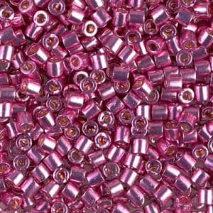 DB 1840, Duracoat Galvanized Hot Pink- Miyuki Delica Beads - Size 11 - 5 grams - Japanese Cylinder Seed Beads - Retail & Wholesale -