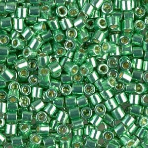 DB 1844, Duracoat-Galvanized-Dark Mint Green - Miyuki Delica Beads - Size 11 - 5 grams - Japanese Cylinder Seed Beads - Retail & Wholesale -