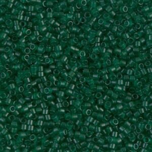 DB 776, Emerald Green, Transparent Matte Dyed - Miyuki Delica Beads - Size 11 - 5 grams - Japanese Cylinder Seed Beads - Retail & Wholesale