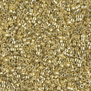 DB 412, Galvanized Very Yellow Gold,  Miyuki Delica Beads, Size 11, 5 grams - Seed Bead - Retail & Wholesale