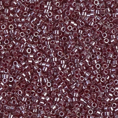 DB 1565, Opaque Espresso Brown Luster - Miyuki Delica Beads - Size 11 - 5 grams - Japanese Cylinder Seed Beads - Wholesale & Retail