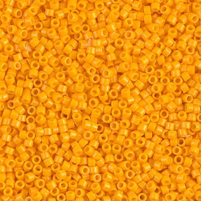 DB 2103, Duracoat Opaque Yellow Marigold- Miyuki Delica Beads - Size 11 - 5 grams - Japanese Cylinder Seed Beads - Retail & Wholesale