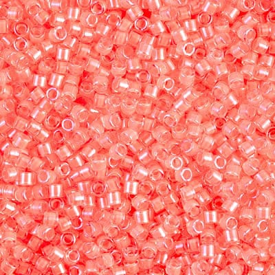DB 2034, Luminous Flamingo - Miyuki Delica Beads - Size 11 - 5 grams - Japanese Cylinder Seed Beads - Retail & Wholesale