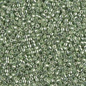 DB 413, Galvanized Light Green,  Miyuki Delica Beads, Size 11, 5 grams - Seed Bead - Retail & Wholesale