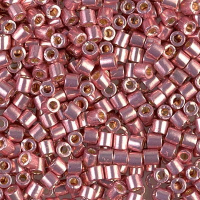 DB 1839, Duracoat Galvanized Dark Coral - Miyuki Delica Beads - Size 11 - 5 grams - Japanese Cylinder Beads - Retail & Wholesale - Metallic