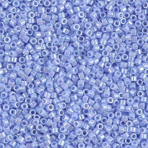 DB 1577, Blue Agate, AB, Opaque - Miyuki Delica Beads - Size 11 - 5 grams - Japanese Cylinder Seed Beads - Retail & Wholesale