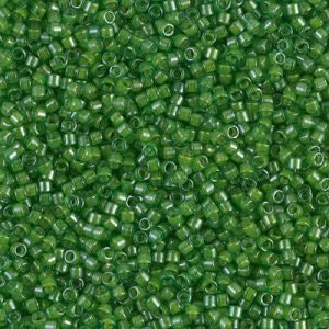 DB 274, Pea Green Luster - Miyuki Delica Beads, Size 11, 5 grams - Miyuki Delica & Seed Bead - Wholesale and Retail