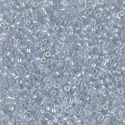 DB 1677, Transparent Crystal Silver Smoke - Miyuki Delica Beads - Size 11 - 5 grams - Japanese Cylinder Seed Beads - Wholesale & Retail