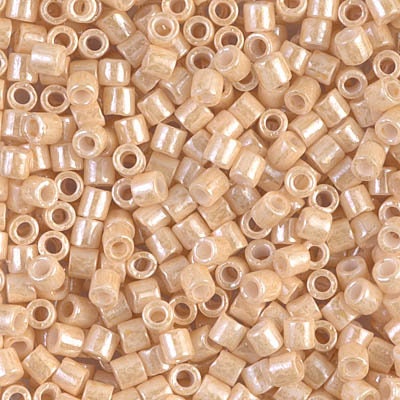 DB 204, Ceylon Lt. Beige - Miyuki Delica Beads, Size 11, 5 grams - Miyuki Delica & Seed Beads - Tan - Cream - Beige - Wholesale and Retail