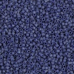 DB 377, Matte Metallic Medium Navy Blue - Miyuki Delica Beads, Size 11, 5 grams - Miyuki Delica & Seed Bead - Wholesale and Retail