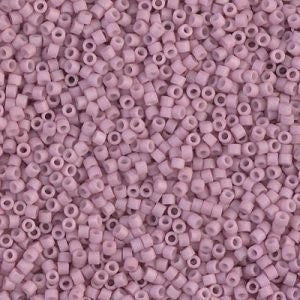 DB 355, Dusty Rose Matte - Miyuki Delica Beads, Size 11, 5 grams - Miyuki Delica & Seed Bead - Matte Rose Opaque - Wholesale and Retail