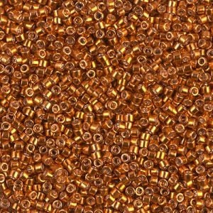 DB 421, Galvanized Tangerine,  Miyuki Delica Beads, Size 11, 5 grams - Seed Bead - Retail & Wholesale