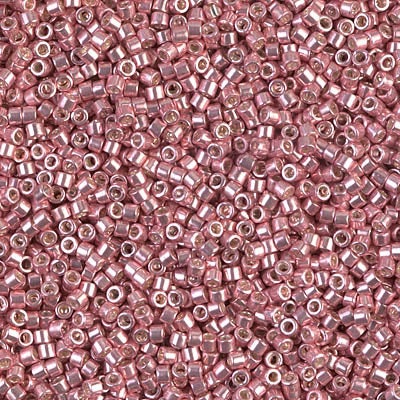 DB 435, Galvanized Pink Blush,  Miyuki Delica Beads, Size 11, 5 grams - Seed Bead - Retail & Wholesale