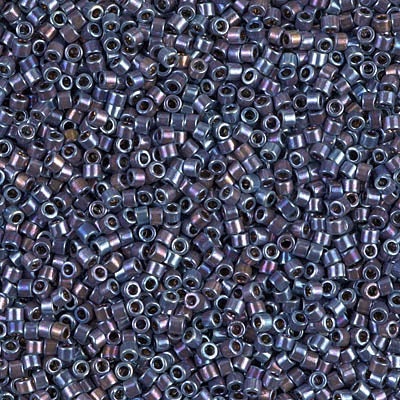 DB 543, Palladium Violet Gold Iris - Miyuki Delica Beads - Size 11 - 5 grams - Japanese Cylinder Seed Beads - Retail & Wholesale