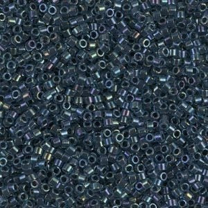 DB 286, Light Blue/Midnight Blue - Inside Color Lined - Rainbow - Miyuki Delica Beads - Size 11 - 5 grams - - Retail & Wholesale