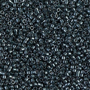 DB 465, Galvanized Montana Blue - Miyuki Delica Beads, Size 11, 5 grams - Seed Bead - Retail & Wholesale