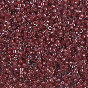 DB 280, Crystal Lined Dark Plum - Miyuki Delica Beads, Size 11, 5 grams - Japanese Seed Bead - Purple Pink - Wholesale and Retail
