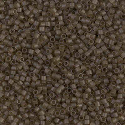 DB 384 Smoky Dark Taupe T/MA/L - Miyuki Delica Beads - Size 11 - 5 grams - Japanese Cylinder Seed Beads - Retail & Wholesale