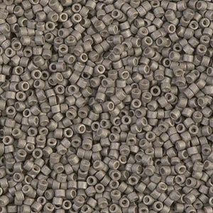 DB 1169, Galvanized Matte Pewter- Miyuki Delica Beads - Size 11 - 5 grams - Japanese Cylinder Seed Beads - Wholesale & Retail
