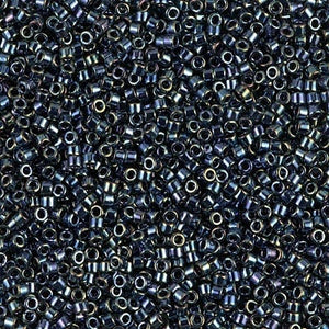 DB 05, Metallic Blue Rainbow - Miyuki Delica Beads, Size 11, 5 grams Miyuki Delica & Seed Beads