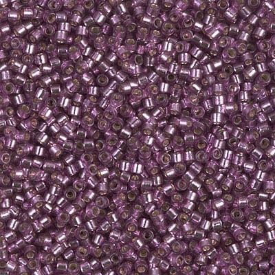 DB 2169, Silver Lined Duracoat Purple Plum - Miyuki Delica Beads - Size 11 - 5 grams - Japanese Cylinder Seed Beads - Retail & Wholesale