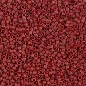 DB 378, Matte Metallic Dark Red - Miyuki Delica Beads, Size 11, 5 grams - Seed Bead - Retail & Wholesale