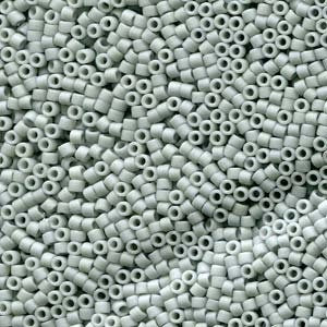 DB 2281, Matte Opaque Glazed Dolphin Gray - Miyuki Delica Beads - Size 11 - 5 grams - Japanese Cylinder Seed Beads - Retail & Wholesale