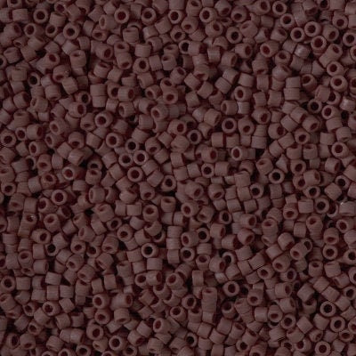 DB 1910, Espresso, Matte, Opaque- Miyuki Delica Beads - Size 11, 5 grams - Japanese Cylinder Seed Beads - Retail & Wholesale - Permanent