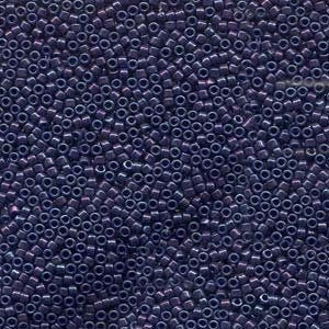 DB 135, Metallic Midnight Purple - Miyuki Delica Beads, Size 11, 5 grams - Japanese Seed Beads - Wholesale and Retail - Glass Cylinder Beads